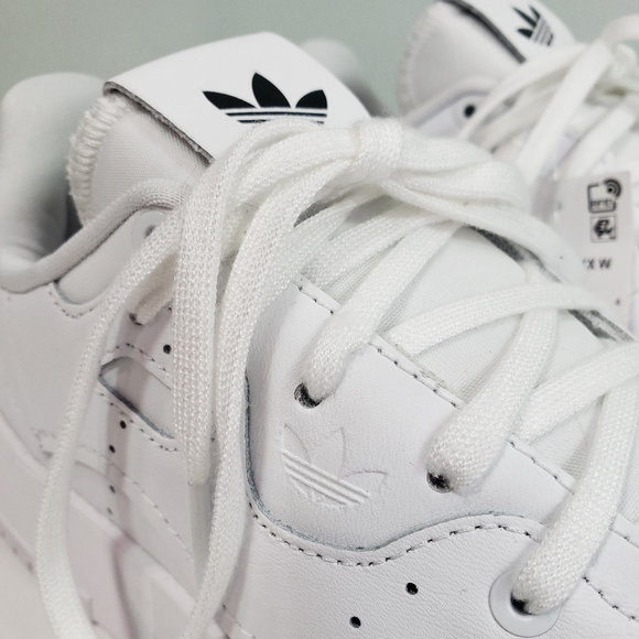 Adidas Originals Supercourt XX W S42822 White Leather sneakers Women 5.5 Youth 4 - Picture 4 of 12